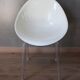 Lot de 4 chaises Mr Impossible Kartell blanche par Philippe STARCK