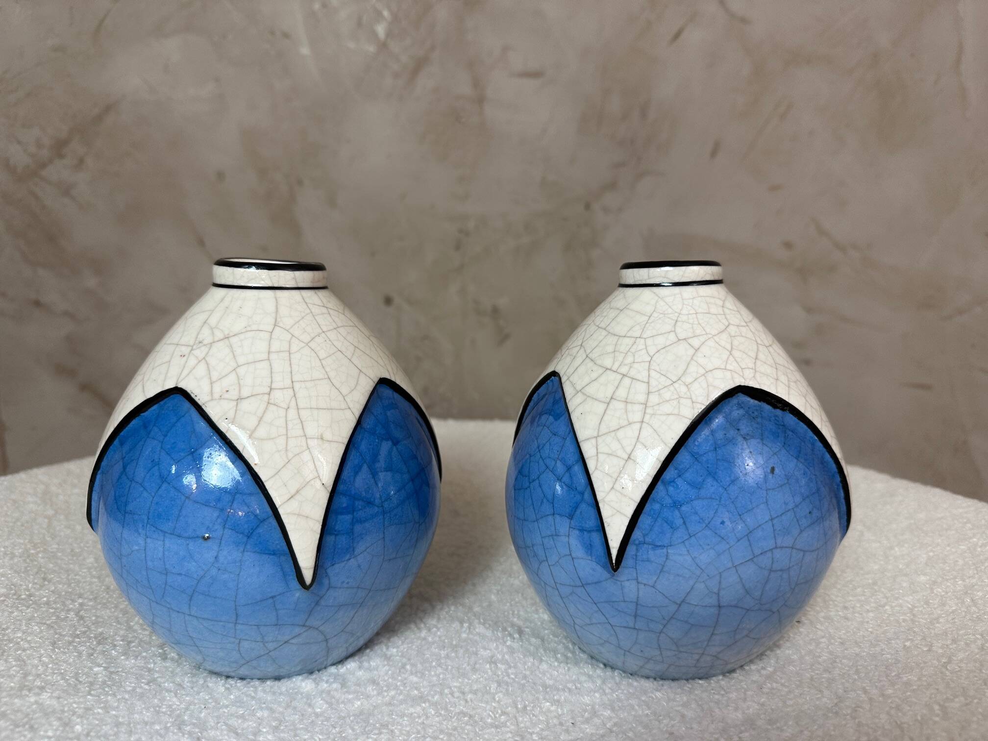Pair of Art Deco vases