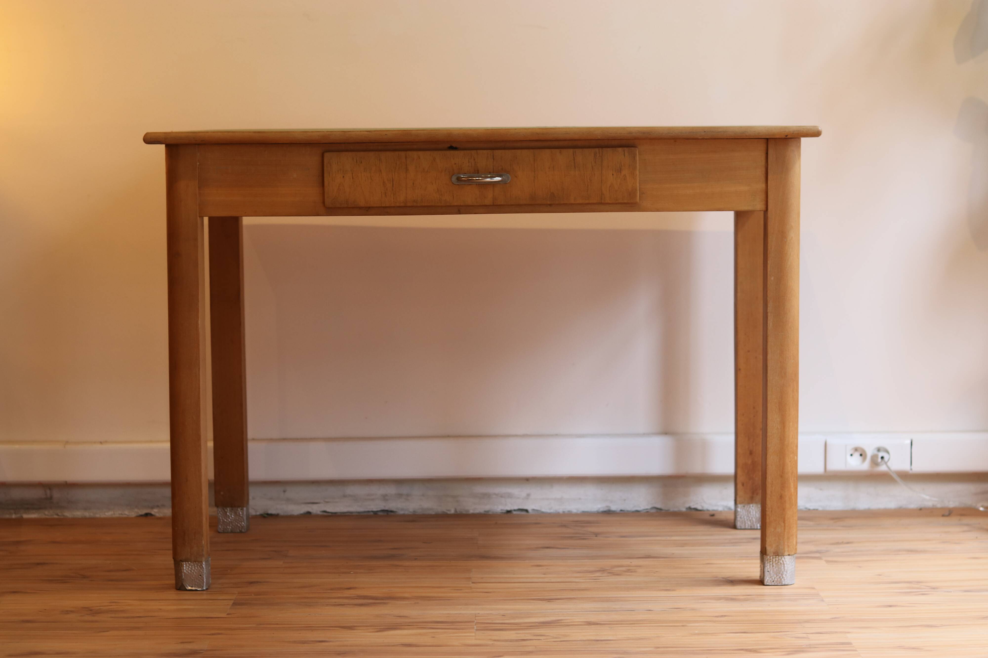 Light wood kitchen or office table, 1930s-40s