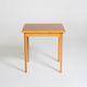 Extendable dining table in laminate and beech, Sweden, 1950s-60s
