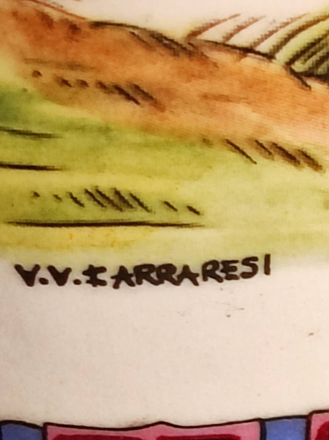 Porcelain peacock vase