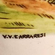 Vase paons en porcelaine
