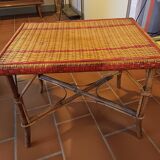 Rattan coffee table