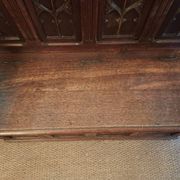 Neo-Gothic chest bench from the late 19th century