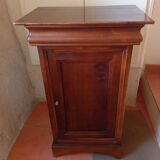 Solid wood nightstand in louis philippe style