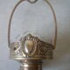 Old drageoir bonbonnière early 20th silver metal dated 1910 monogram S
