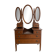 Coiffeuse ancienne en bois avec miroir tryptique