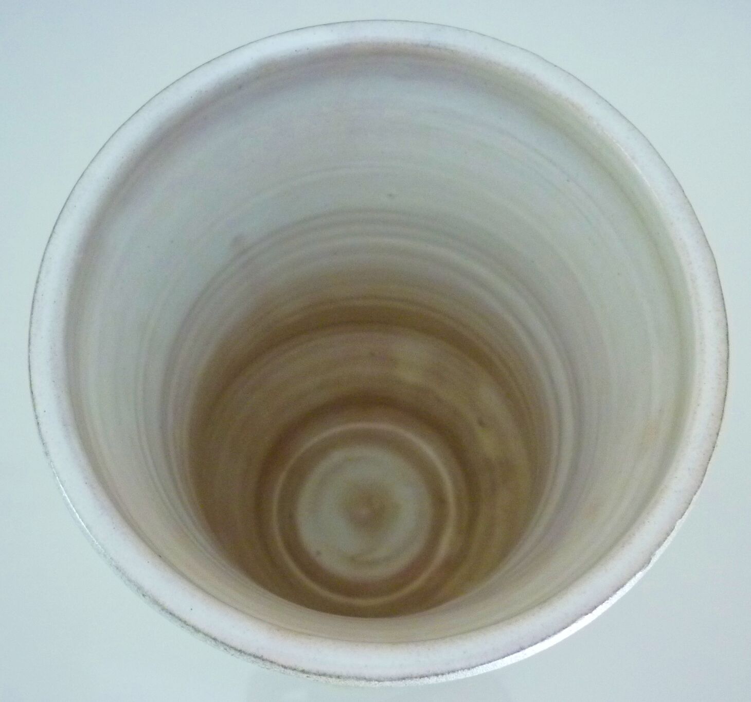 Vase céramique scarifié simpliste signé Jean Austruy, années 60/70, Vallauris