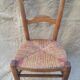 Chaise enfant paillée