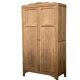 Parisian wardrobe, art deco raw wood wardrobe, 1930