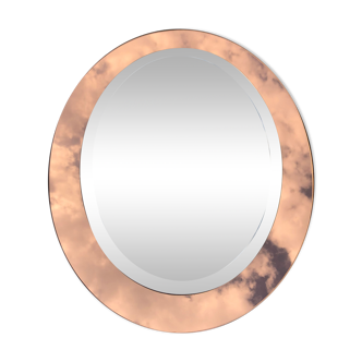 Mirror Antonio Lupi pink copper 1970