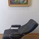 Scandinavian design leather armchair 70s