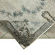 Handwoven overdyed anatolian 1970s 177 cm x 283 cm grey carpet