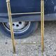 Dessert table vintage golden metal