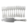 Christofle Marly, cake service: 12 forks + serving cake knife.