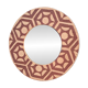 Miroir décor sgraffito
