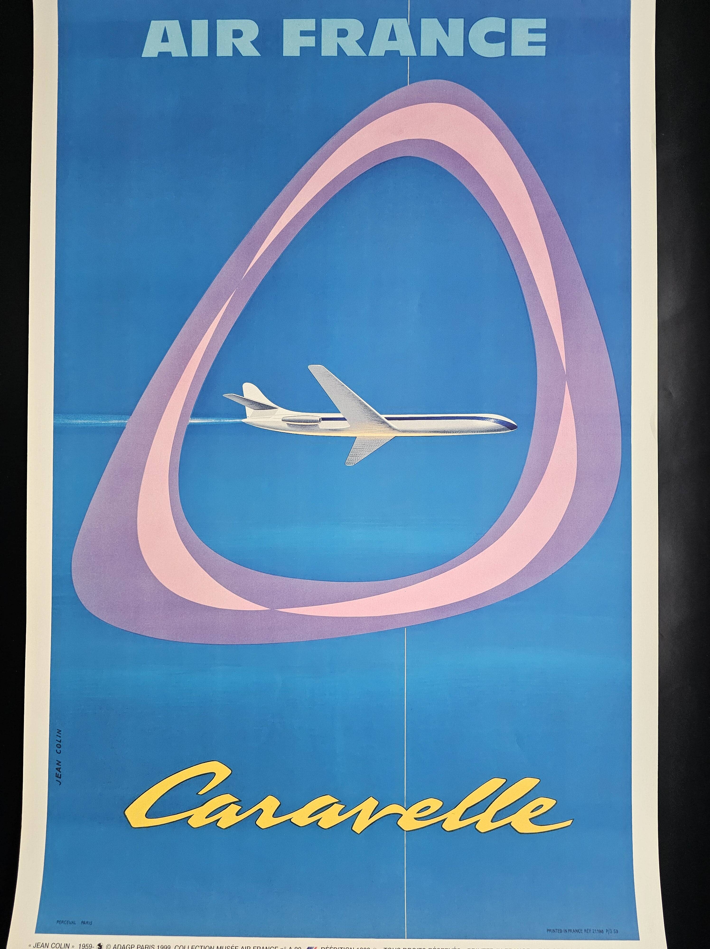 Air france poster - caravelle - jen colin