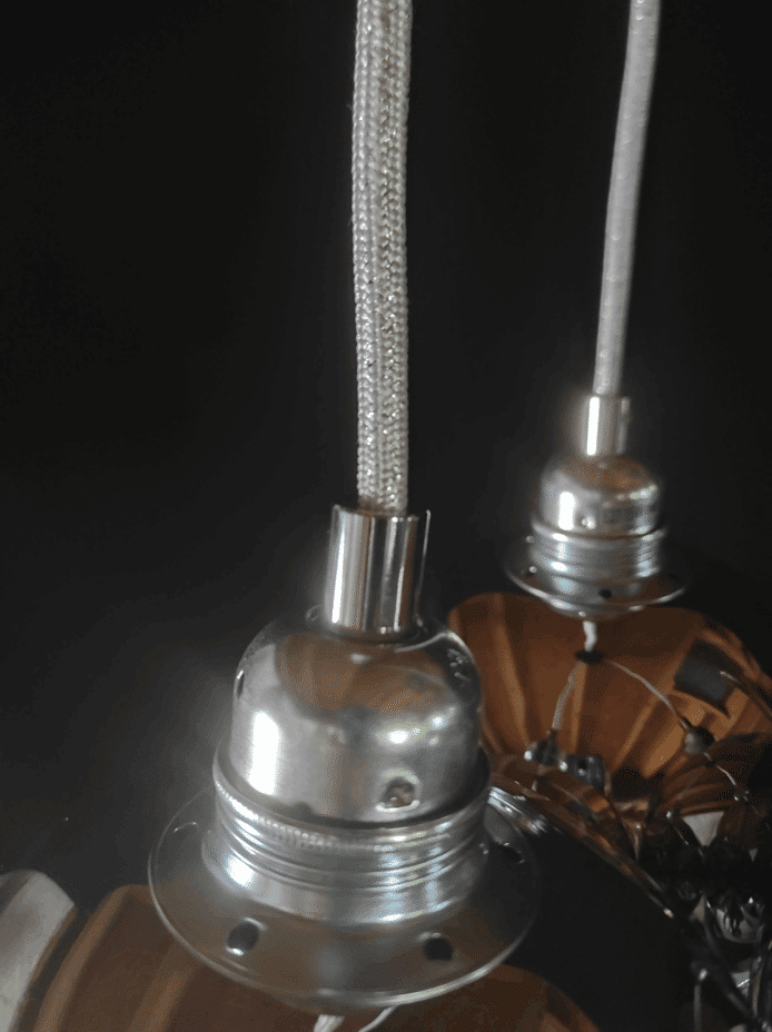 Suspension 3 chrome globes