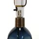 Blue crystal table lamp by Carl Fagerlund for Orrefors model RD1406