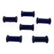 Set 6 glass knife holders