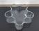 Grand vide-poche organique en verre transparent