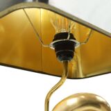 Large Swan Lamp Hollywood Regency Table Lamp Regina Italy 58cm