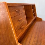Commode à écrire en teck danois des années 1960