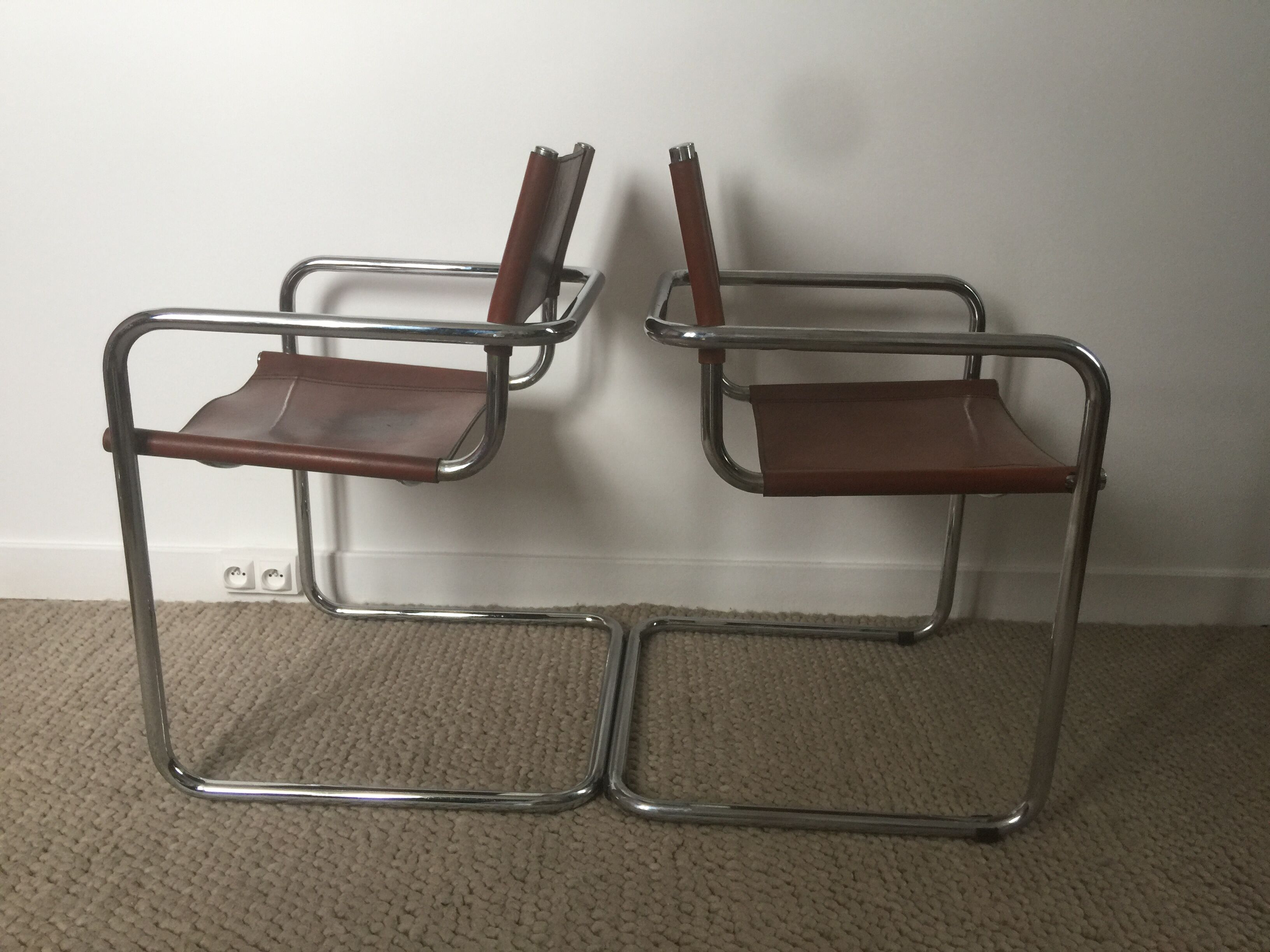 Set of 3 armchairs