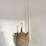 Terracotta jar lamp foot