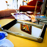 Art deco mirror tray