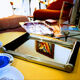Art deco mirror tray