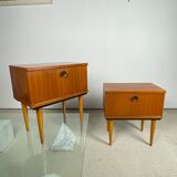 Pair of Scandinavian bedsides