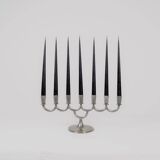 Art Deco chandelier in tin by Lars Holmström in Arvika, Sweden, 1931