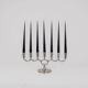 Art Deco chandelier in tin by Lars Holmström in Arvika, Sweden, 1931