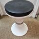 Stool tam tam top skaï black from 1970