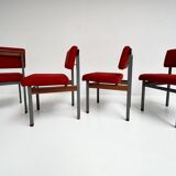 Set of 4 Pali dining chairs by Louis van Teeffelen, 1960s