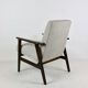 Fauteuil vintage Fox gris clair, années 1970