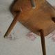 Vintage Swedish Modern Solid Oak Stool by Yngve Ekström, Model "palle", 1950s