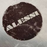 Plat coupe corbeille en métal argenté Alessi