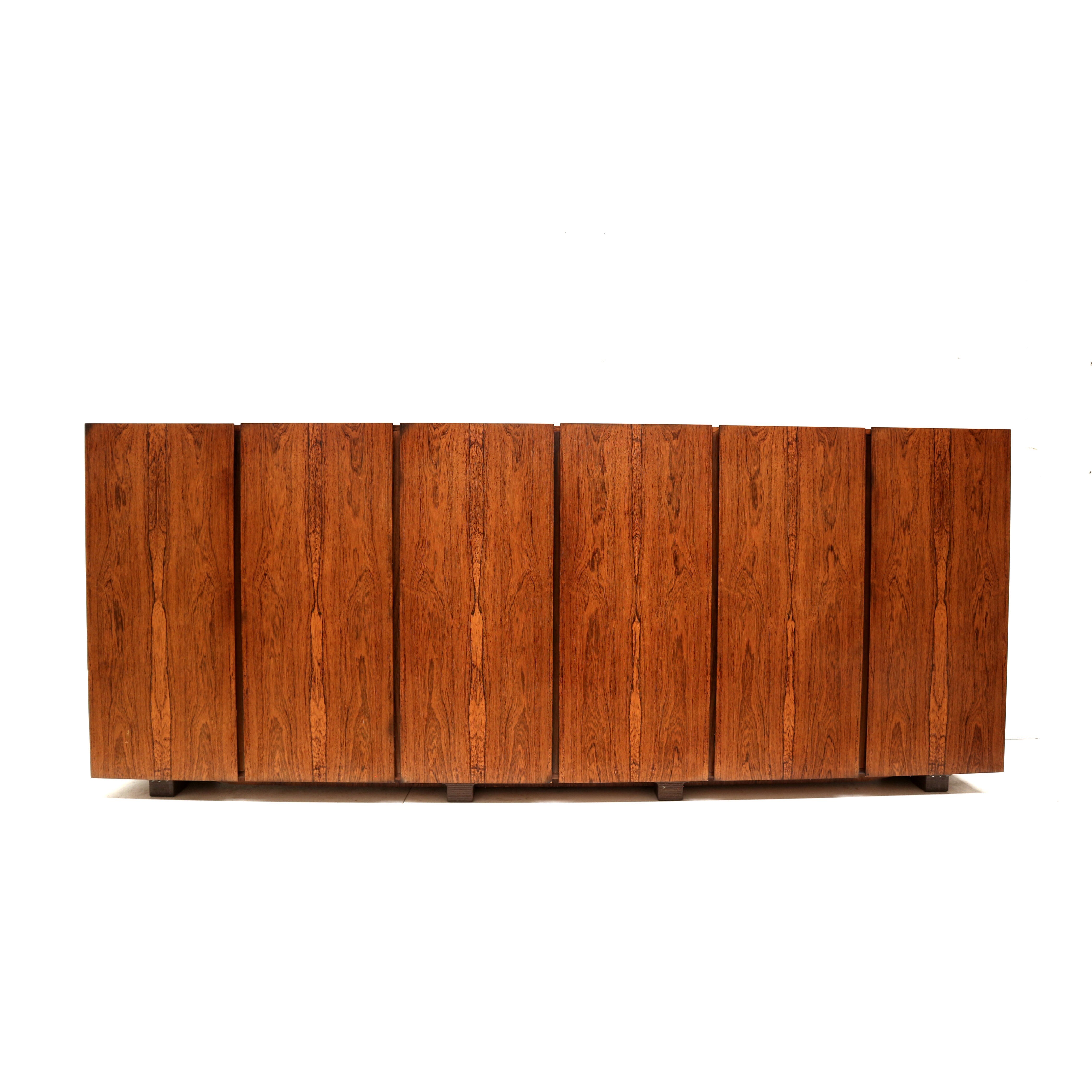 Large vintage rosewood sideboard made in the 60s
