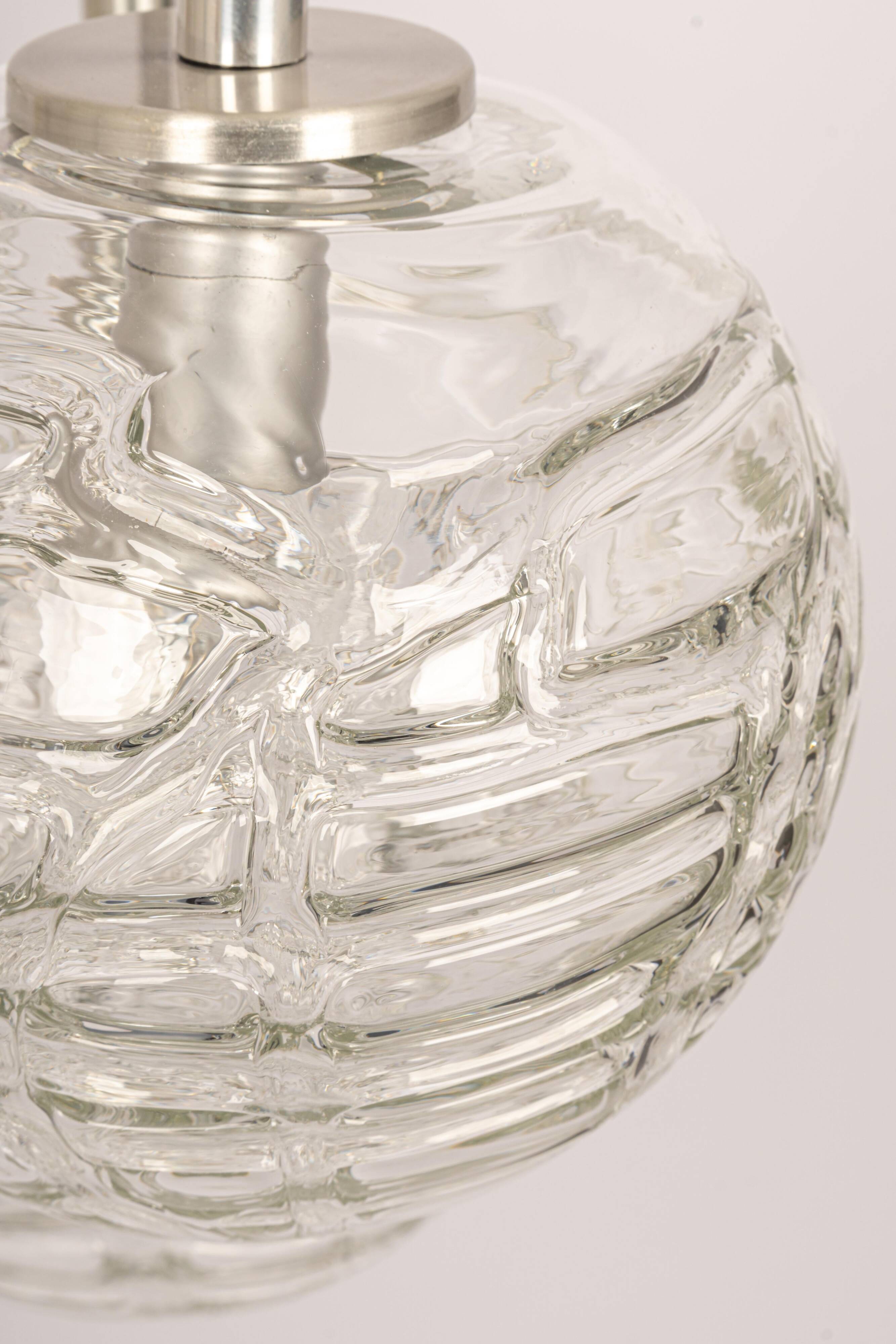 Cascading chandelier in Murano glass by Doria, Germany, 1970s.