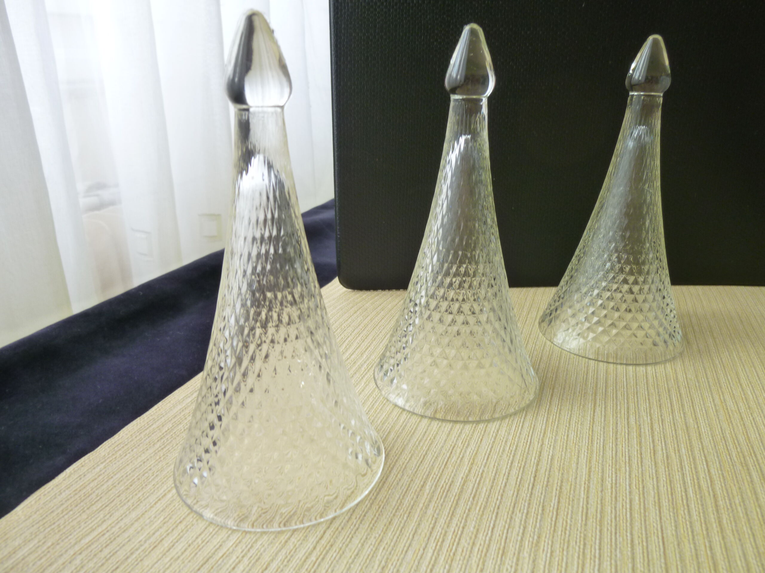 Set de 6 trinquettes ou flutes à dégustation sans pied
