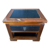Handcrafted solid wood bedside table
