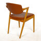 Four Kai Kristiansen oak chairs with new leather upholstery