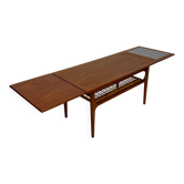 Table basse extensible en teck danois vintage des années 1960 par Trioh Møbler
