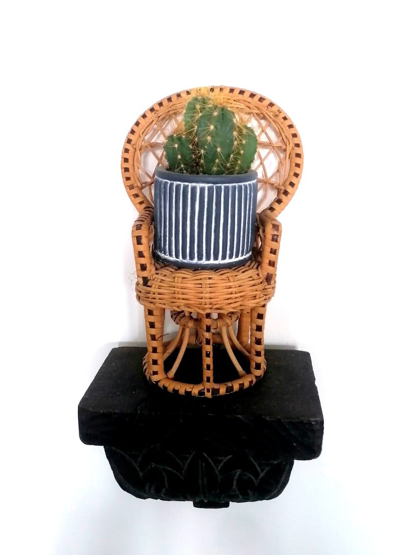 Emmanuelle armchair in miniature rattan