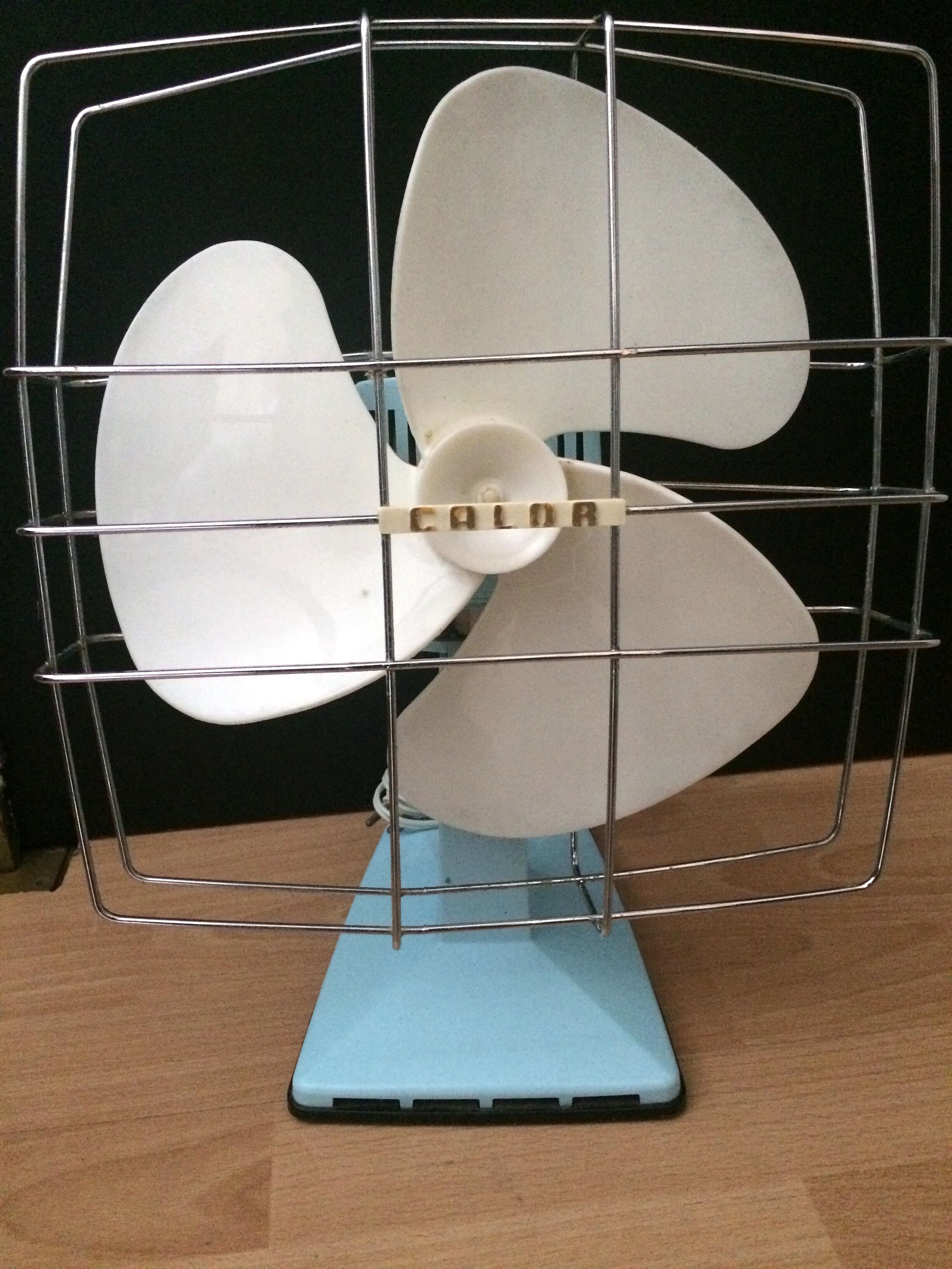 Fan calor blue and white 70