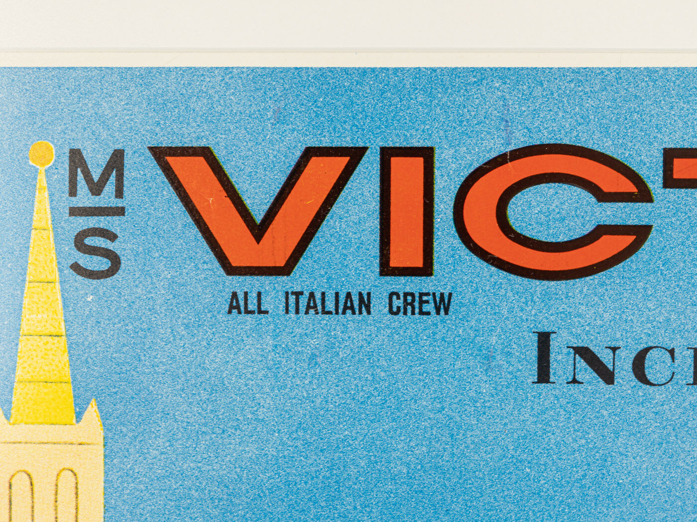 1960s poster, MS Victoria