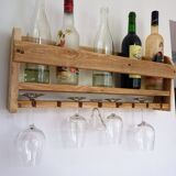 wall bottle shelf