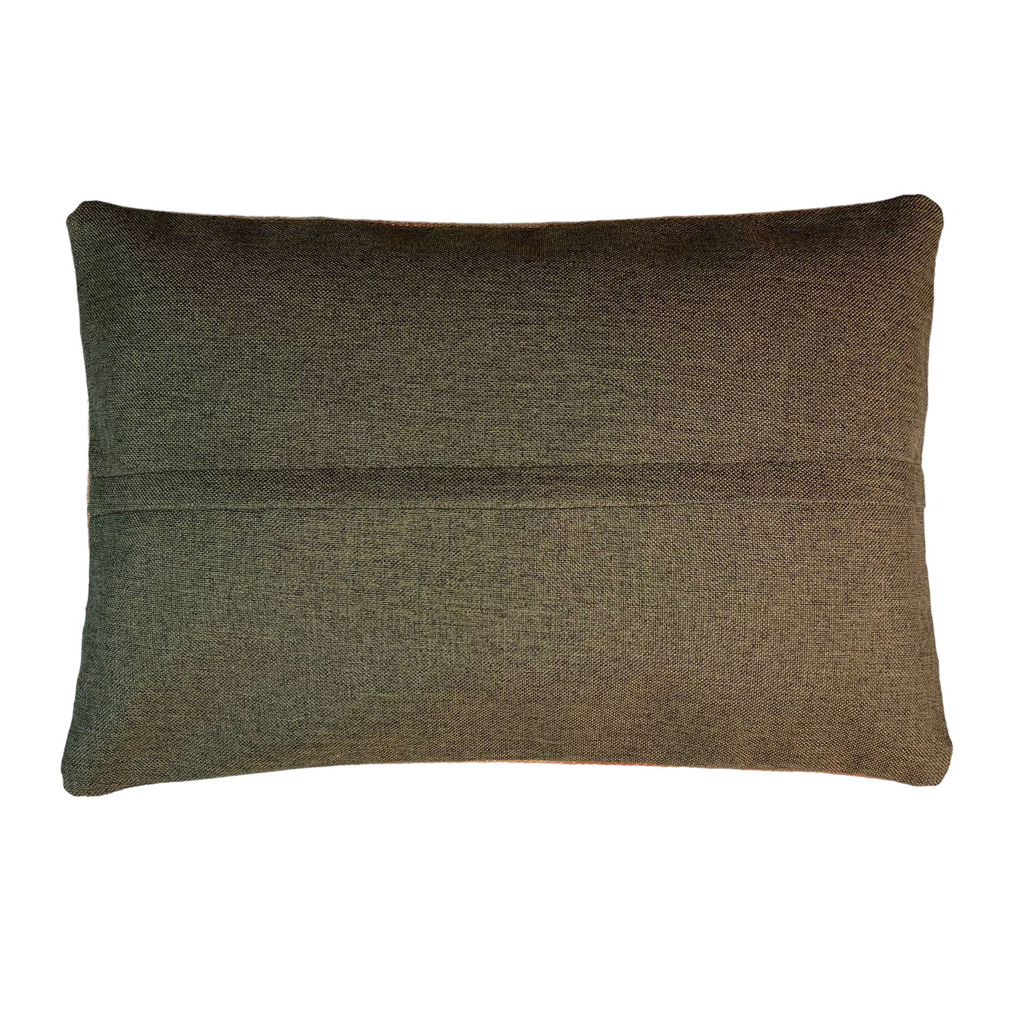 Vintage turkish kilim cushion cover, 30 x 50 cm